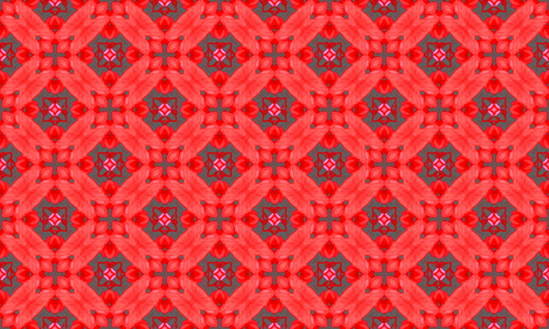 Background pattern in red details