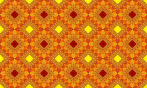 オレンジの詳細と背景パターン