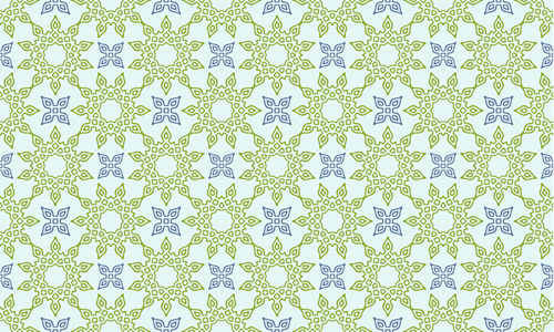 Design pattern in verde e blu