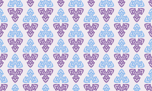 Wallpaper with blue and violet triangles