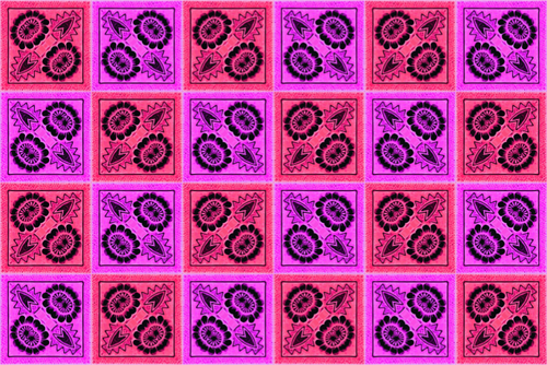 Patrón de fondo de azulejos color rosa
