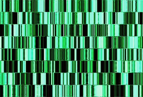 Reticolo della priorità bassa nel verde piastrelle lucide