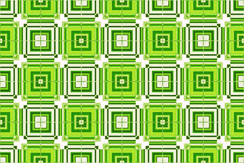 녹색 타일의 배경 패턴