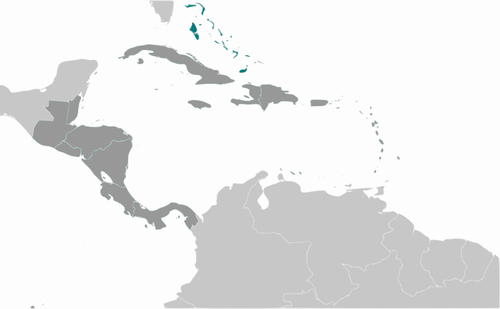 Ubicación de Bahamas