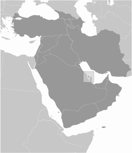 صورة خريطة البحرين