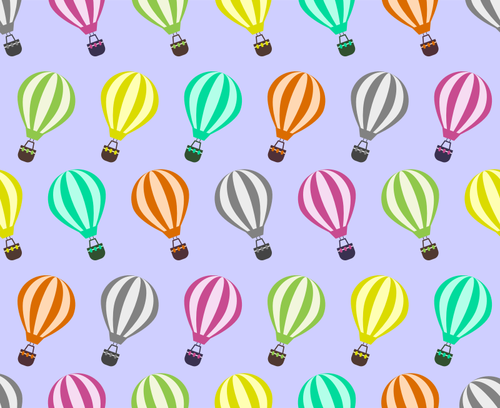 Balloon pattern vector image