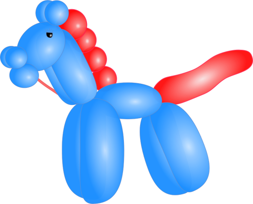 Balloon horse vector image