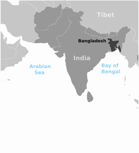 Vectorul de poziţie Bangladesh