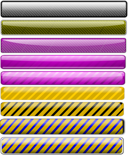 Barres de couleur Vector Pack