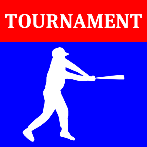 Vektorgrafiken Baseball Turnier Icon