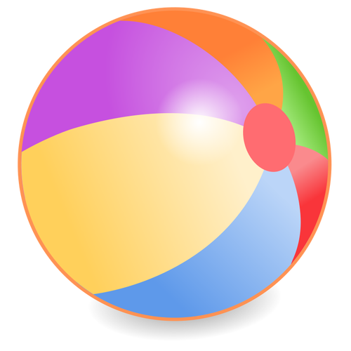 Vektorové grafiky beach Ball