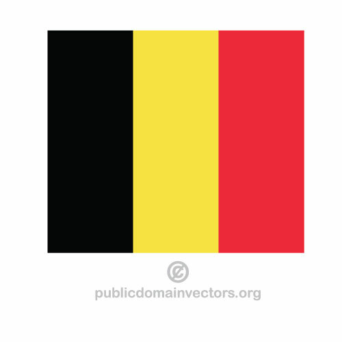 Belgiske vektor flagg