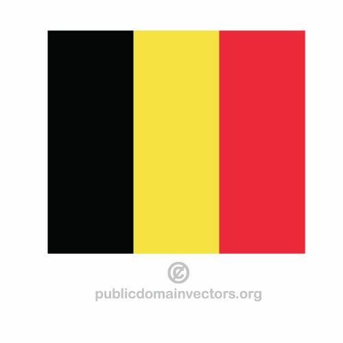 Drapeau belge vector