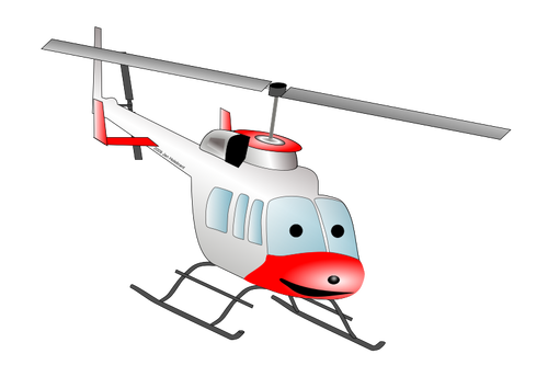 Cartoon helicopter