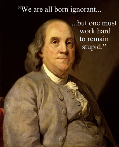 Cita de Benjamin Franklin