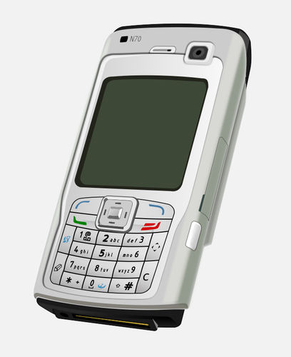 Un teléfono móvil gráficos del vector