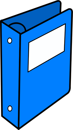 Vectorul miniatura fişierului arc maneta de albastru
