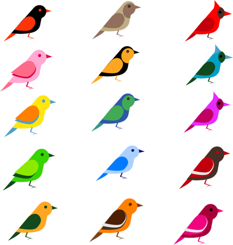 Diverse birds