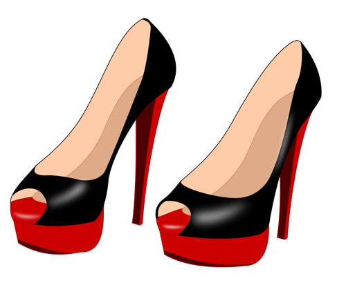 Stiletto hitam