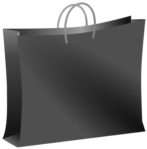 Black bag vector image