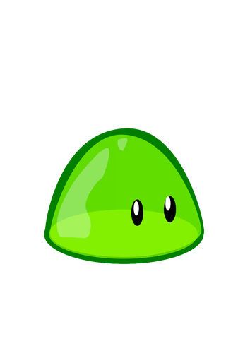 Roztomilý zelený tvor
