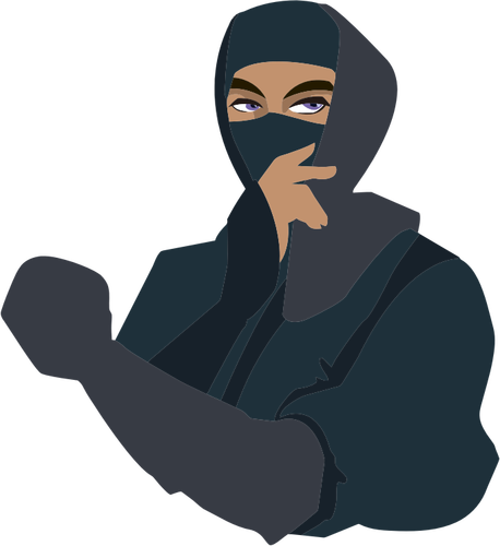 Blå-eyed ninja