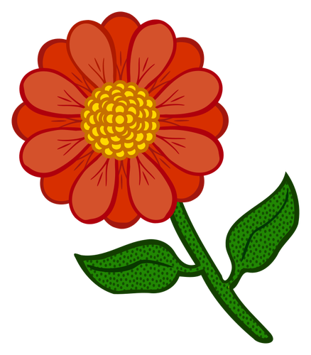 Oranje bloem