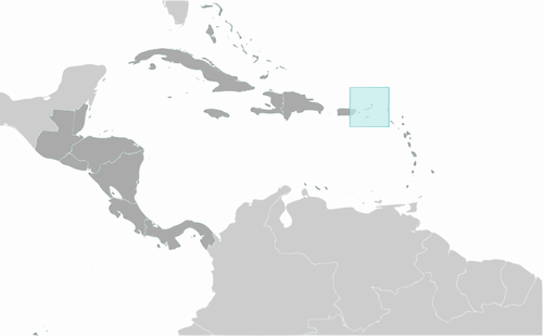 Британские Виргинские острова вектор местоположение