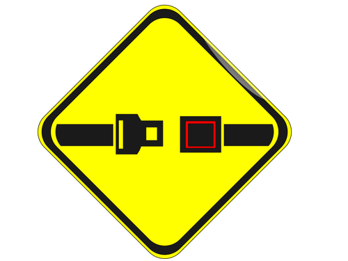 Cinto símbolo de estrada