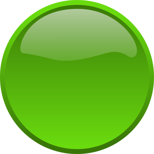 Glossy green button