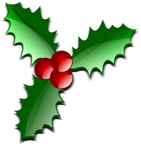 Christmas flower decoration | Public domain vectors