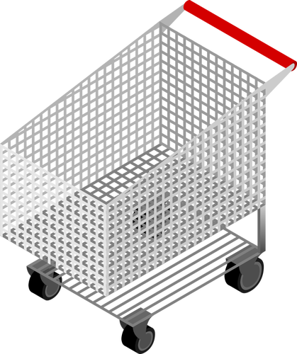 खाली isometric शॉपिंग चार्ट