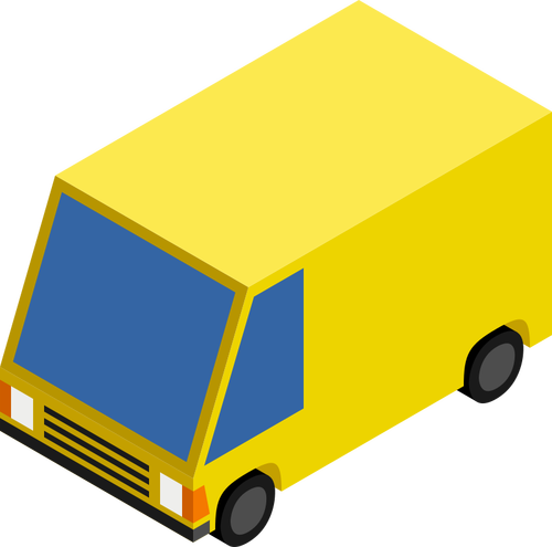 Yellow van