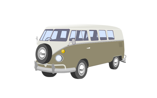 Camper van vector image