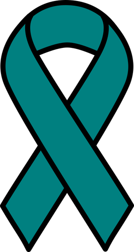 Ovarian cancer Ribbon