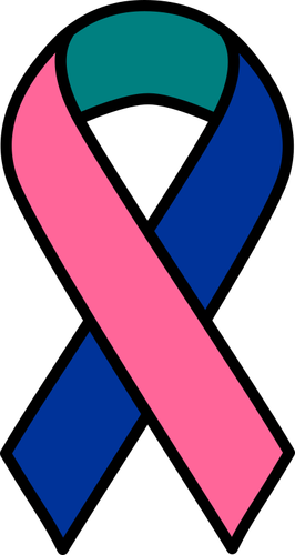 Raising awareness ribbon