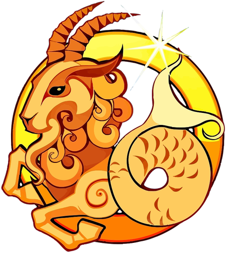 Yellow capricorn image