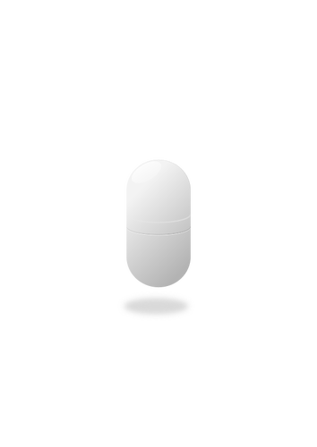 Capsule with shadow vector illustration