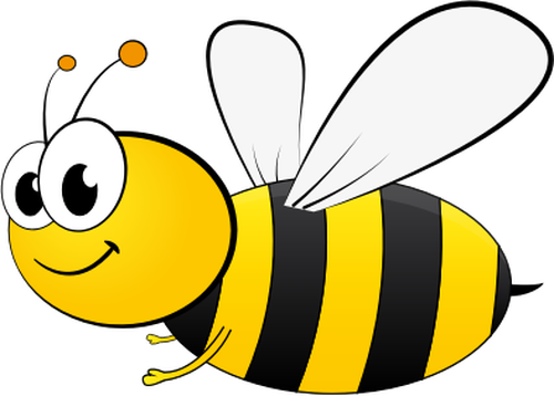 Image d’abeille Cartoon