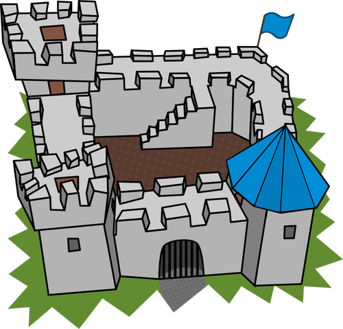 Dessin animé Château vector clipart