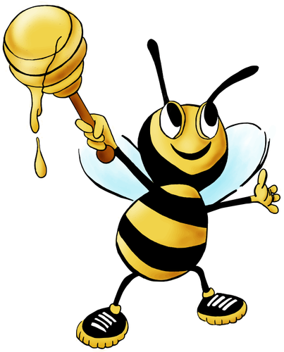 Cartoon bee | Public domain vectors