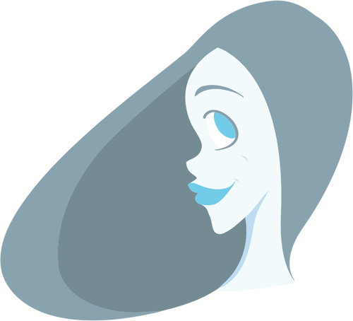 Cartoon Lady Profile