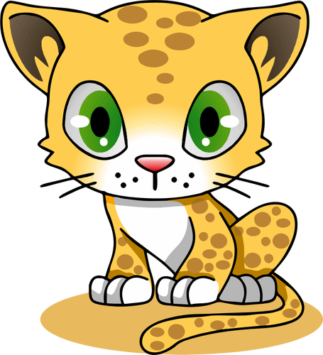 Leopardo de dibujos animados