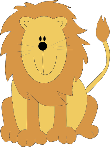 笑顔のライオン