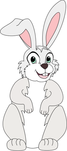 Cartoon rabbit