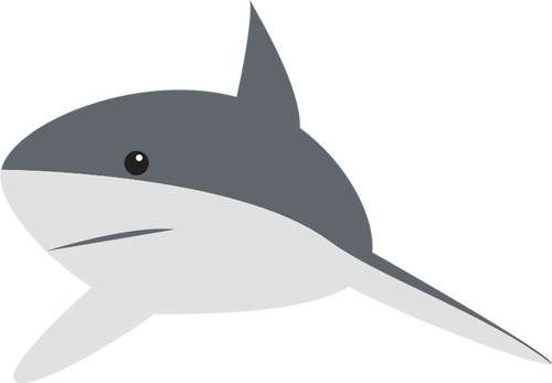 Cartoon shark image | Public domain vectors