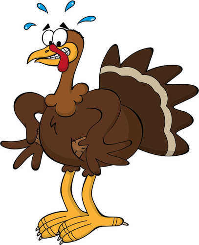 Cartoon turkey | Public domain vectors
