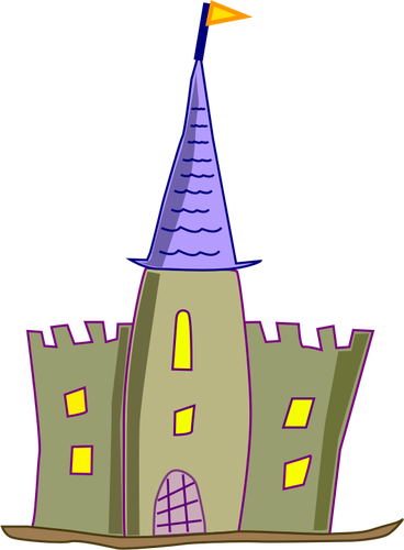 Castelo dos desenhos animados