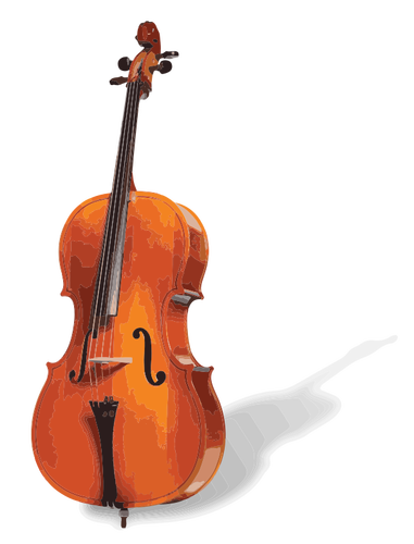 Vektor-Bild von einem cello