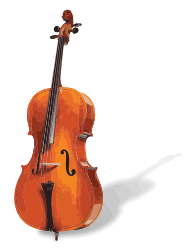 Vector de la imagen de un violonchelo